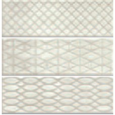 Плитка 10*30 Brick Glossy Decoro Beige R4KV 